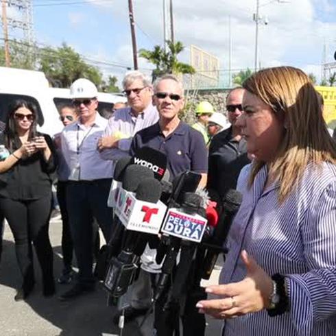 Rick Scott, Jenniffer González y Wanda Vázquez inspeccionan los daños a Costa Sur