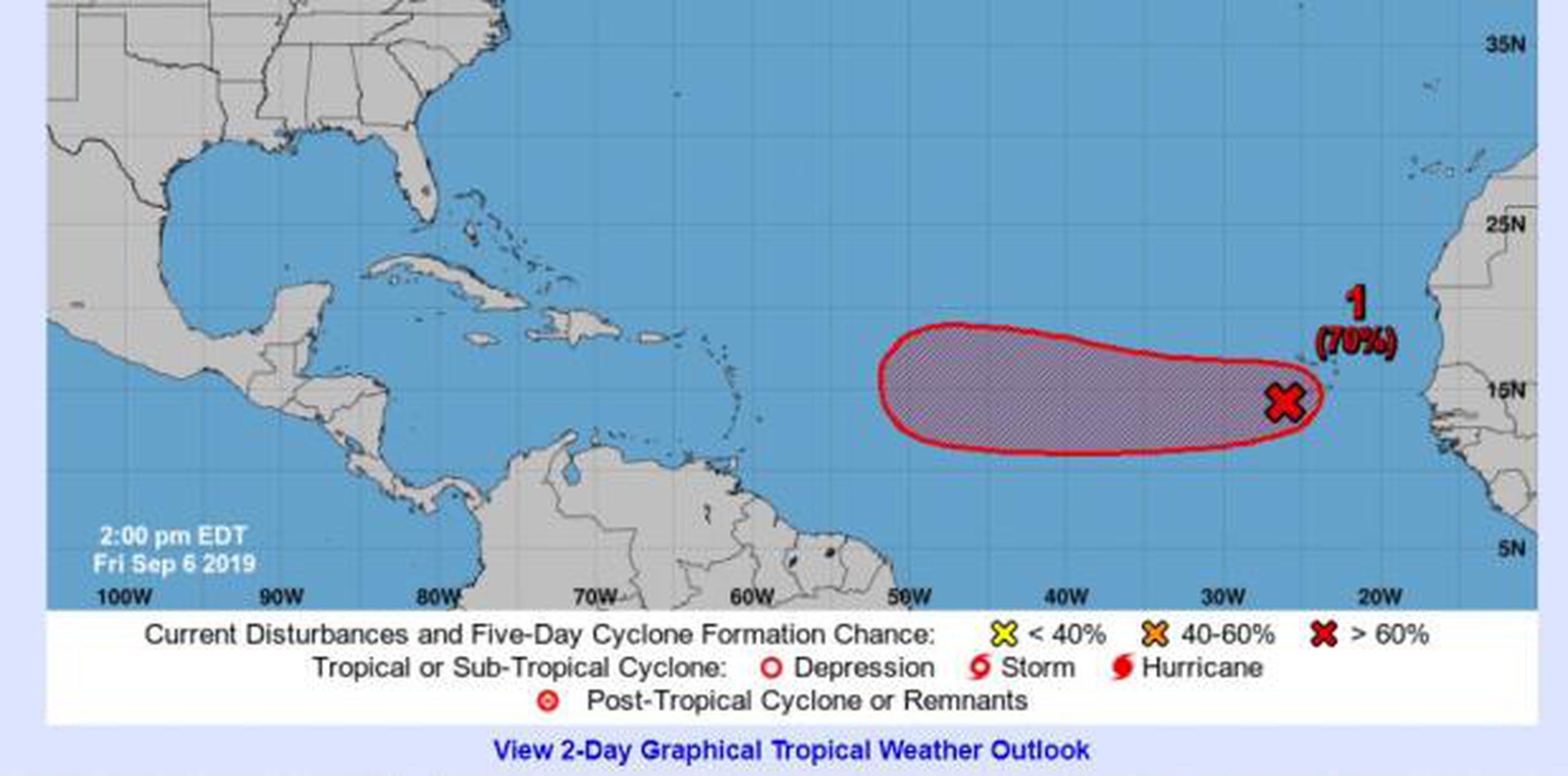 El meteorólogo Ernesto Rodríguez, del Servicio Nacional de Meteorología en San Juan, informó que estas diferencias en los modelos se deben a que “la incertidumbre en este momento es muy alta”. (Captura/NOAA)