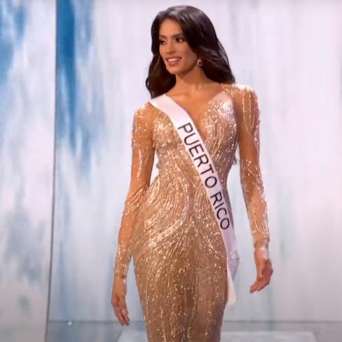 Así brilló Karla Guilfú en traje de gala durante preliminar de Miss Universe