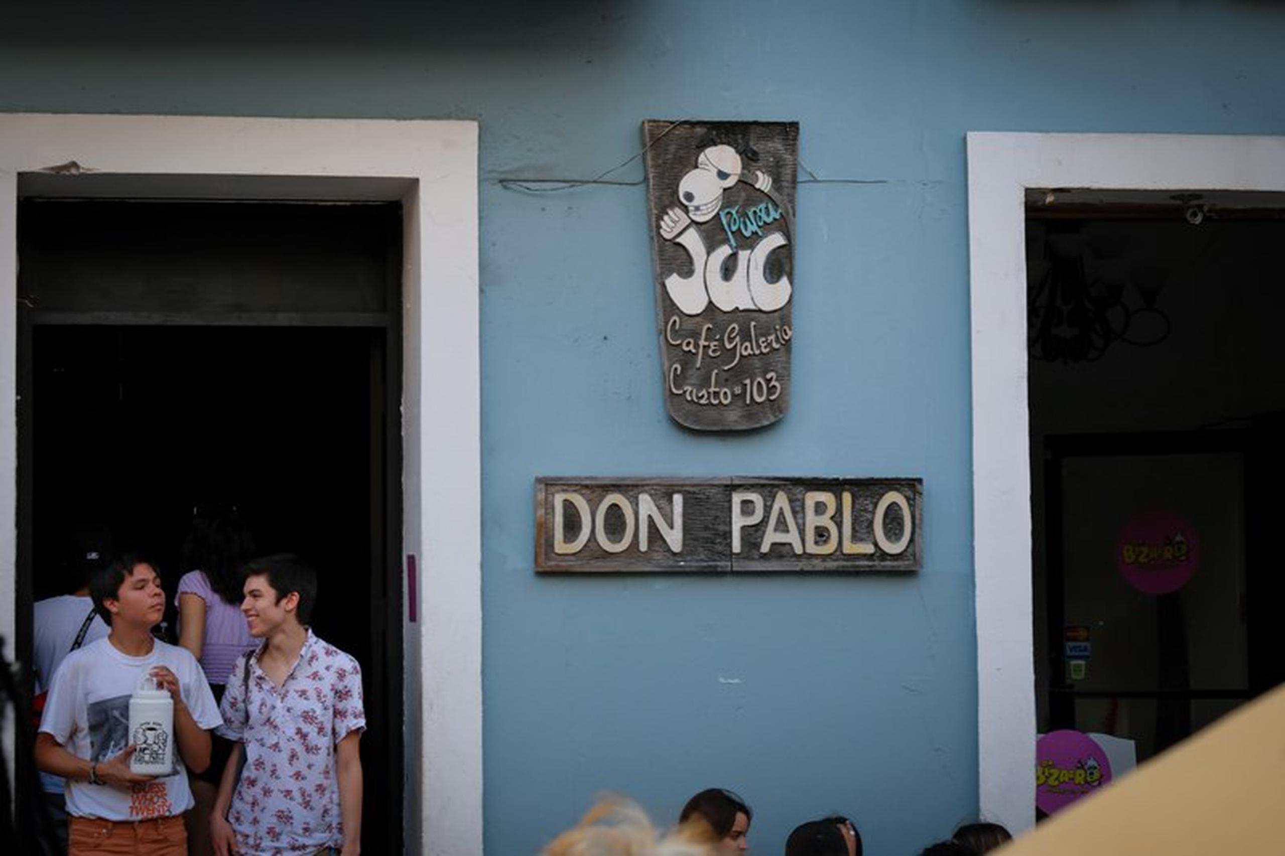 Barra Don Pablo en el Viejo San Juan. (Para Primera Hora / Ricky Reyes Vázquez)