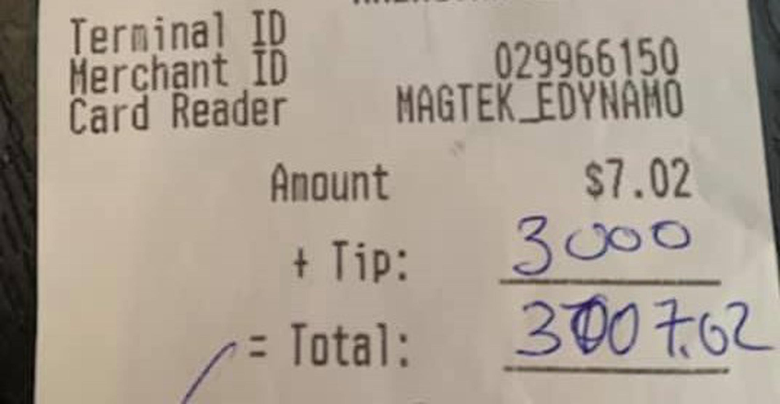 El dueño del restaurante dijo que él y sus empleados estaban “humildemente agradecidos por este gesto increíblemente bondadoso y maravilloso”.