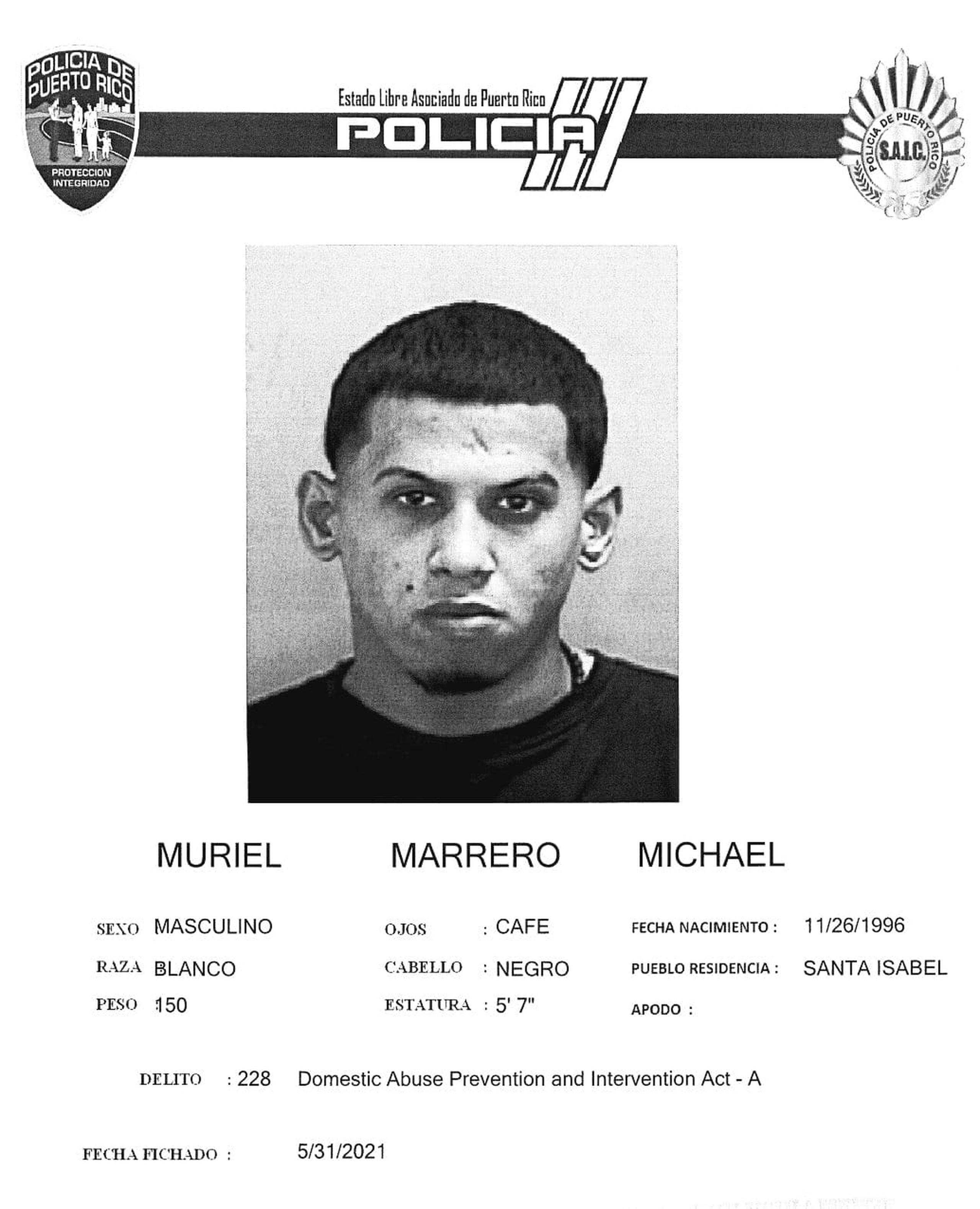 Michael Muriel Marrero de 26 años, murió horas después en el Centro Médico de Puerto Rico, en Río Piedras.