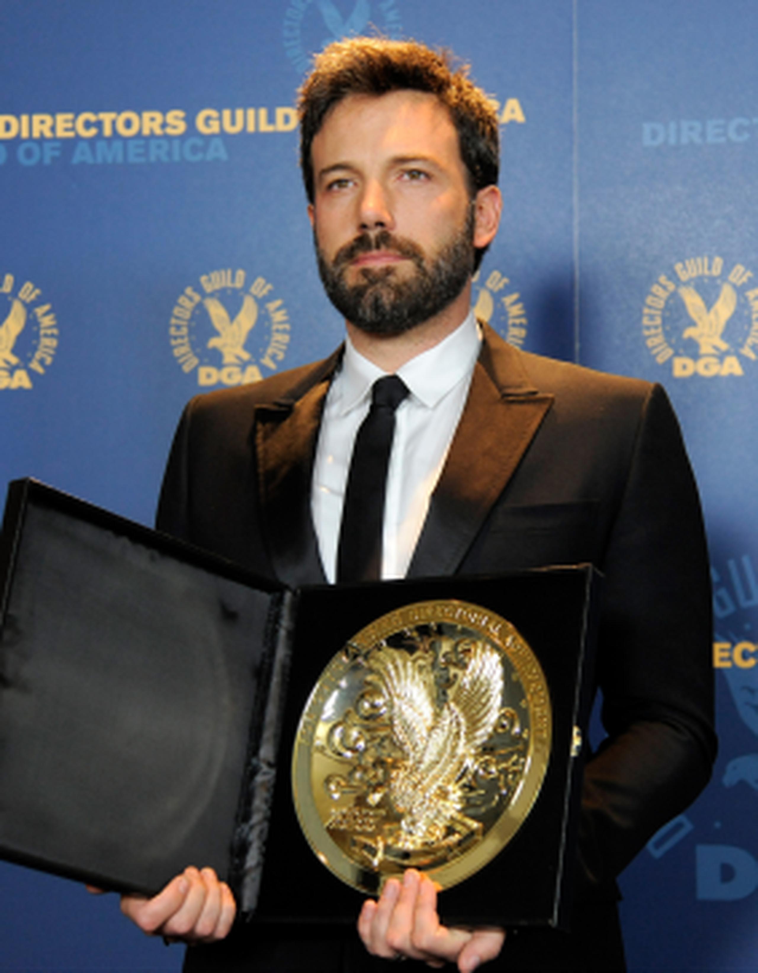 Ben Affleck recibió el sábado por la noche el máximo galardón del Directors Guild of America. (Chris Pizzello/Invision/AP)