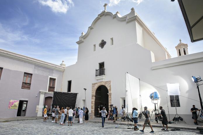 Algunas de las escenas se grabaron en el Viejo San Juan. 