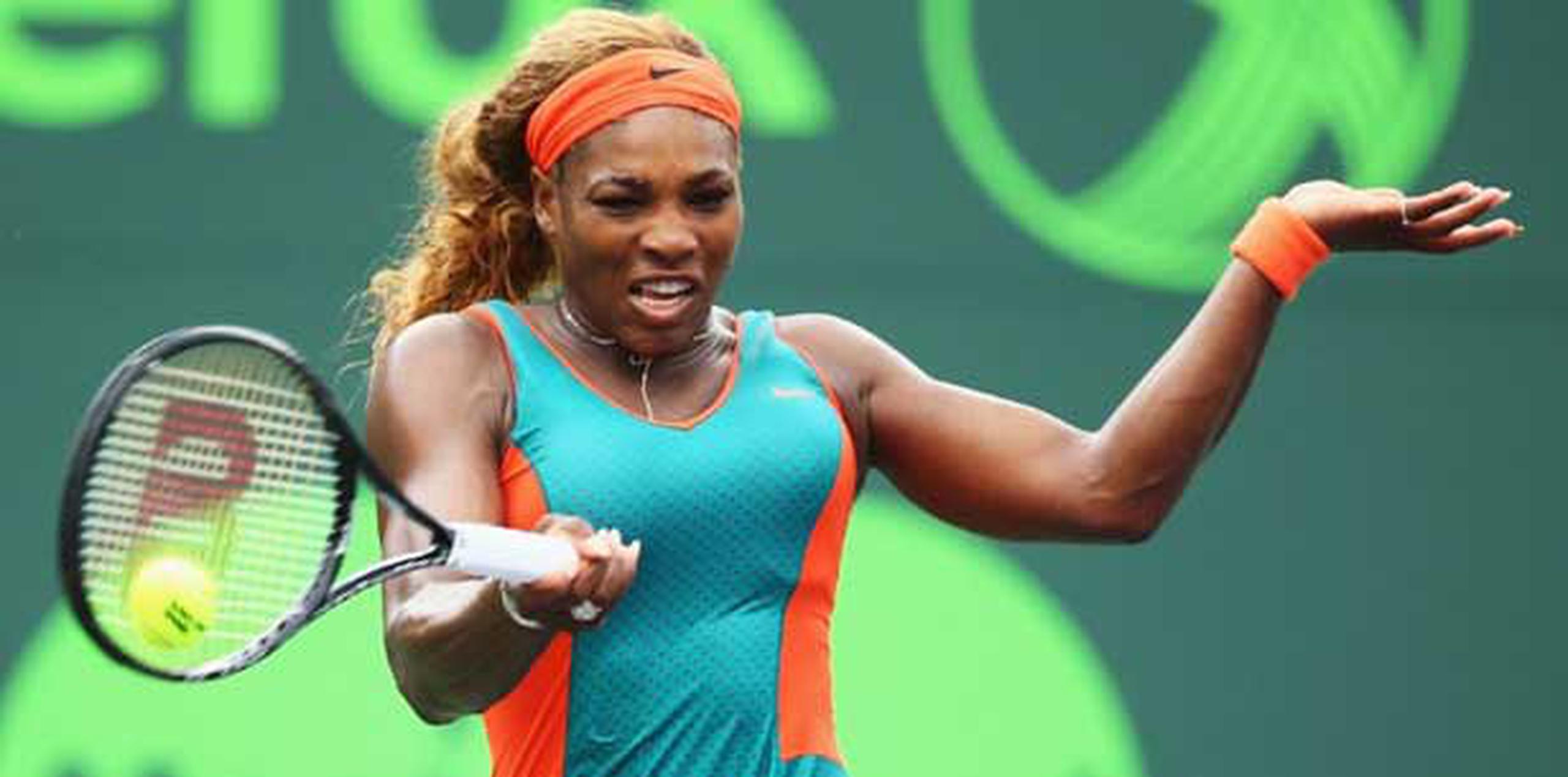 Serena Williams ganó 6-4, 4-6 y 6-4 en 2 horas y 32 minutos. (Al Bello/Getty Images/AFP)