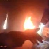 Impactante video de rescate de niña en medio de un incendio