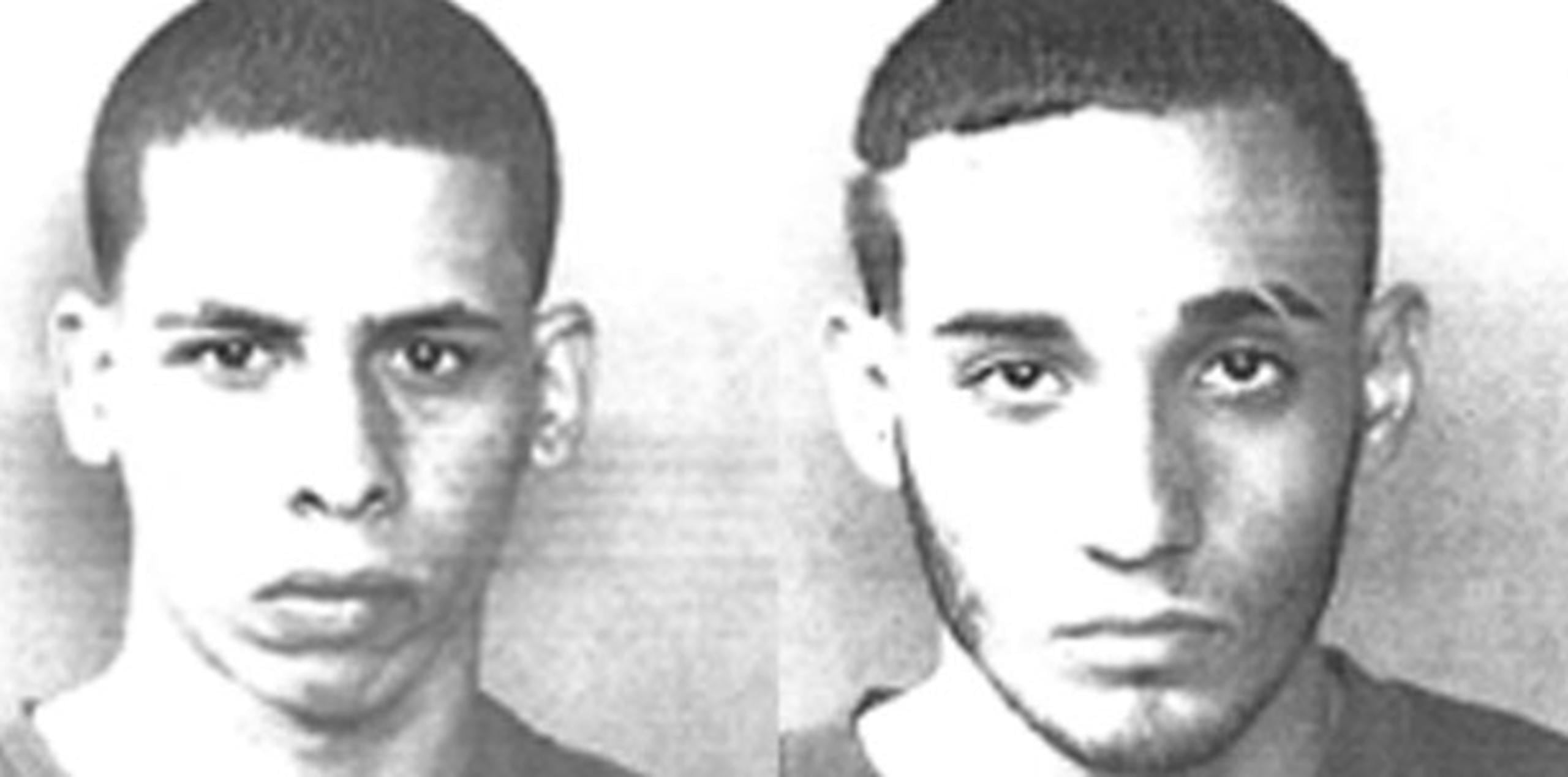 Jean Burgos Sanfiorenzo, de 19 y Christian Rodríguez Berríos, de 18 años fueron acusados de perpetrar un asalto en el Viejo San Juan.  (Suministradas)