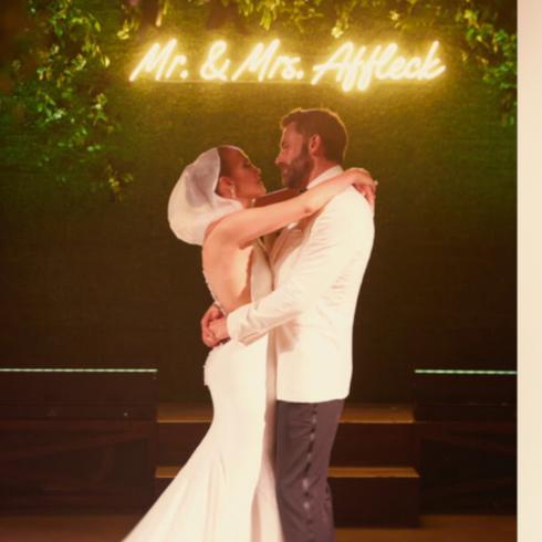Fotos inéditas muestran millonaria boda de Jennifer López y Ben Affleck