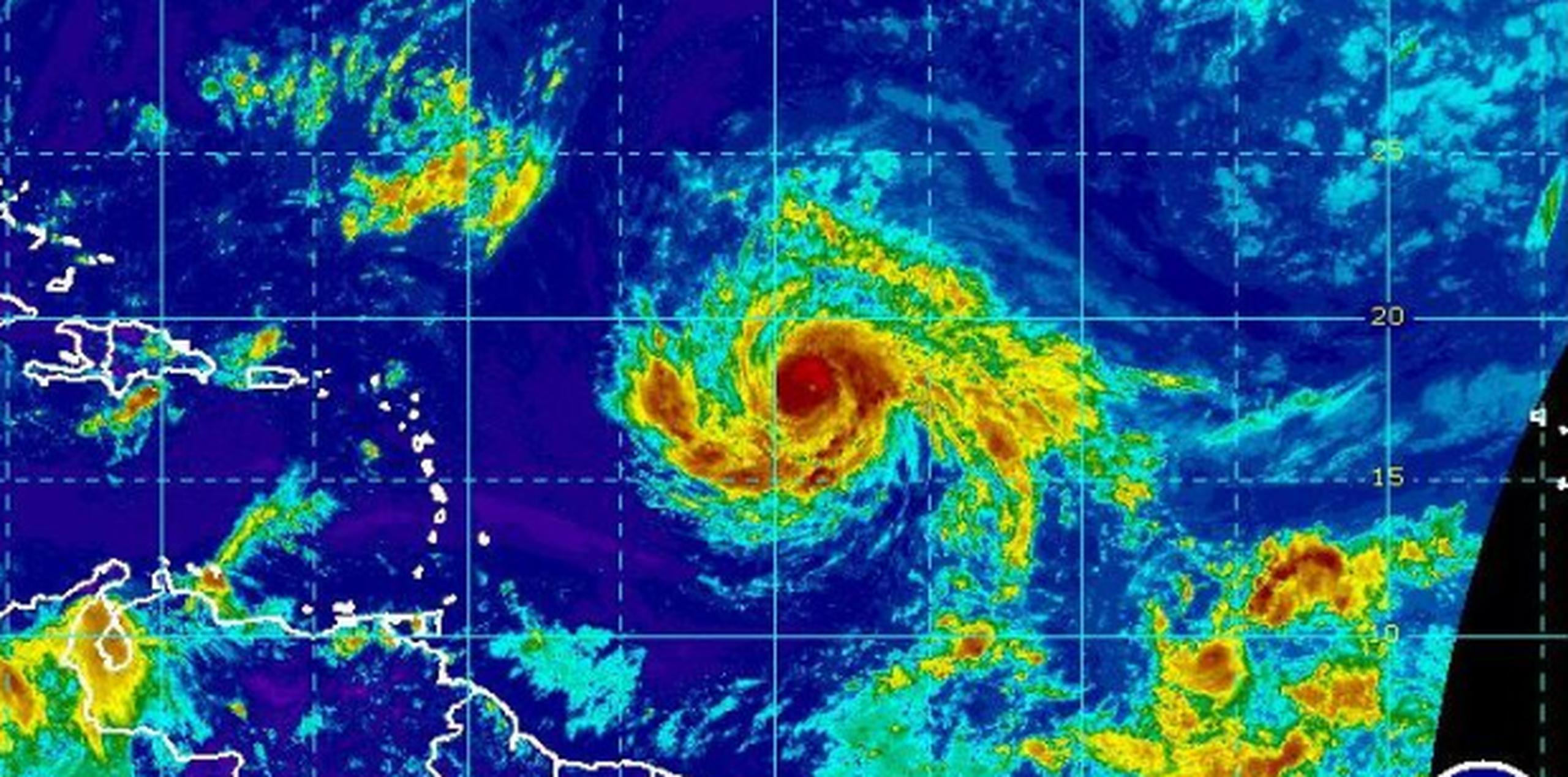 Irma es un huracán categoría 3. (NOAA)