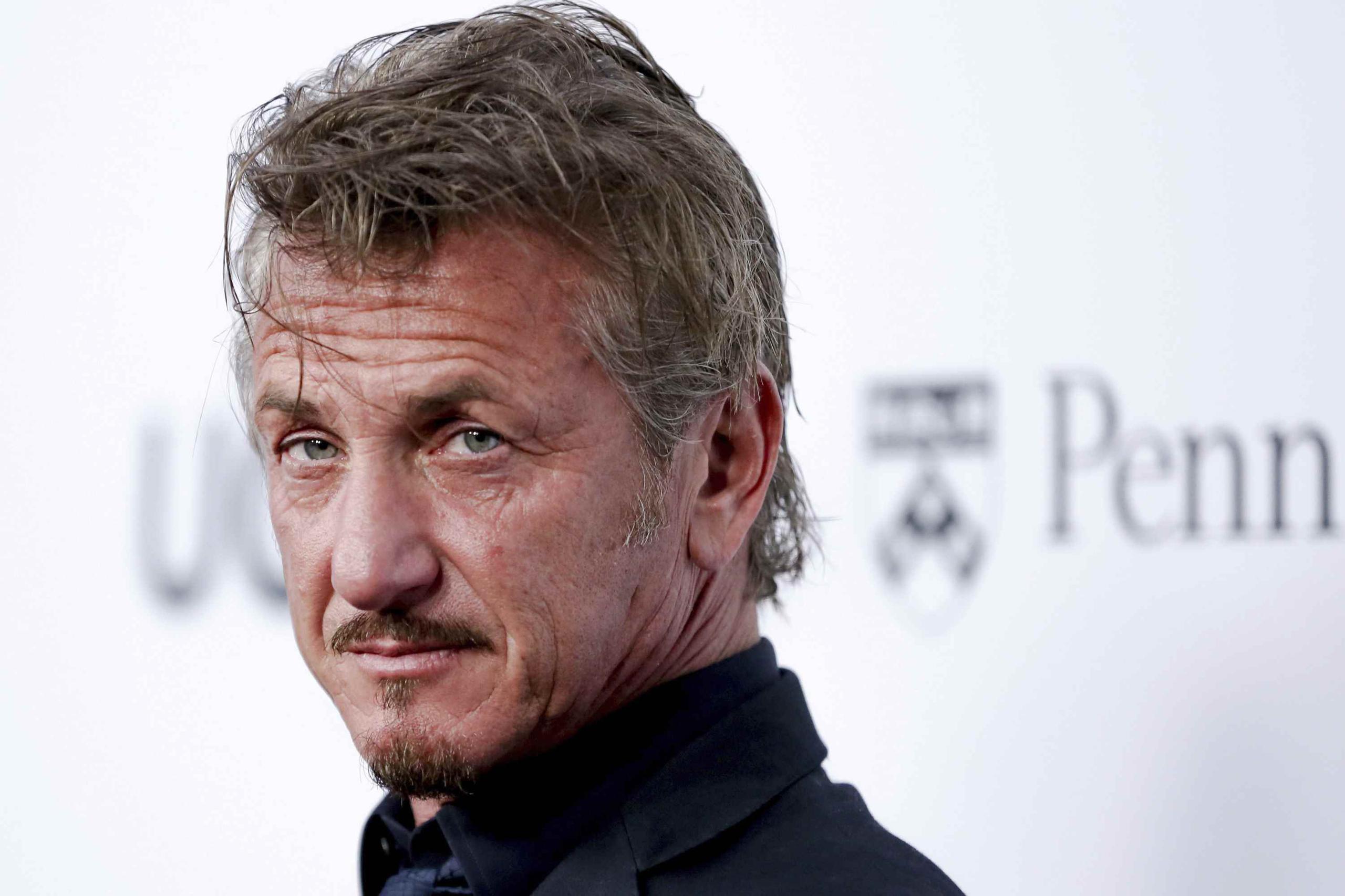 Sean Penn dice estar alejado del cine, por el momento. (AP)