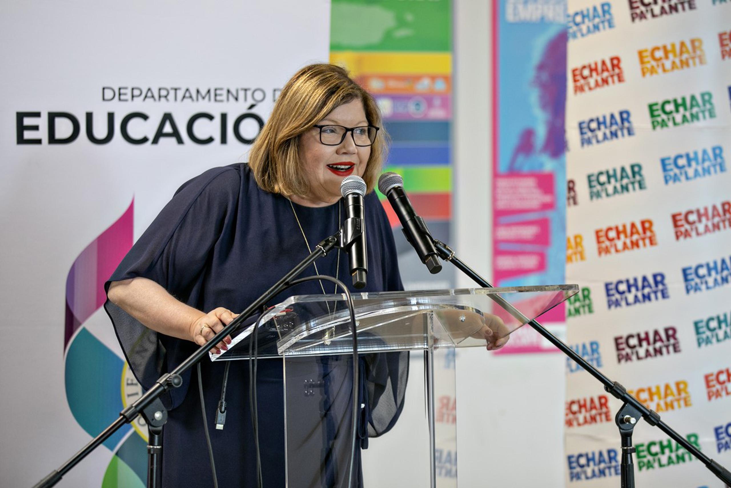 En la foto, Gloria Viscasillas, vicepresidenta de Programas de Desarrollo Económico de Popular y líder integrador de la Alianza Multisectorial Echar Pa’lante.