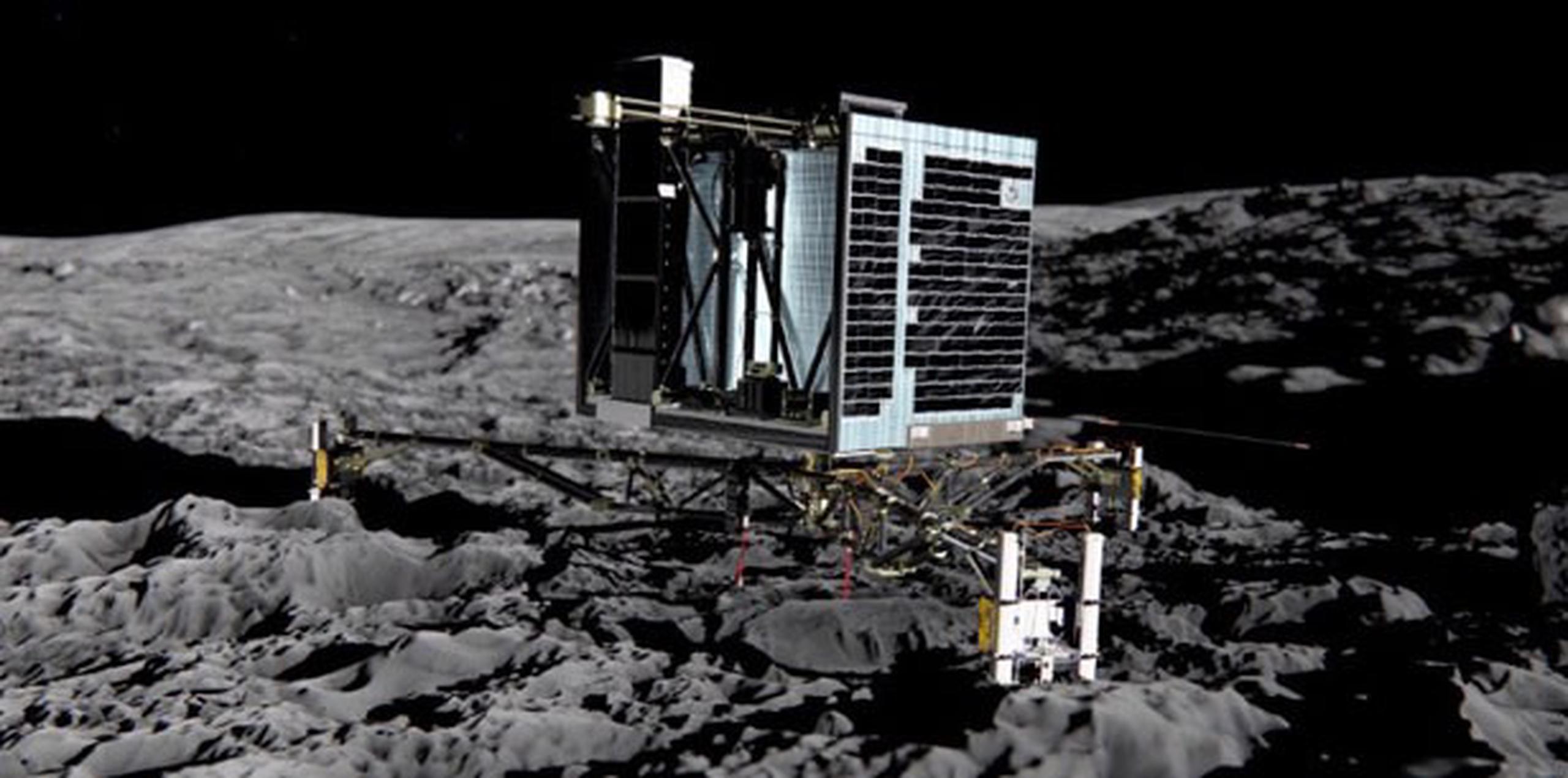 En las últimas semanas, los científicos de la misión Rosetta ya habían pronosticado que el módulo podría despertar en junio. (AFP PHOTO / ESA MEDIALAB)