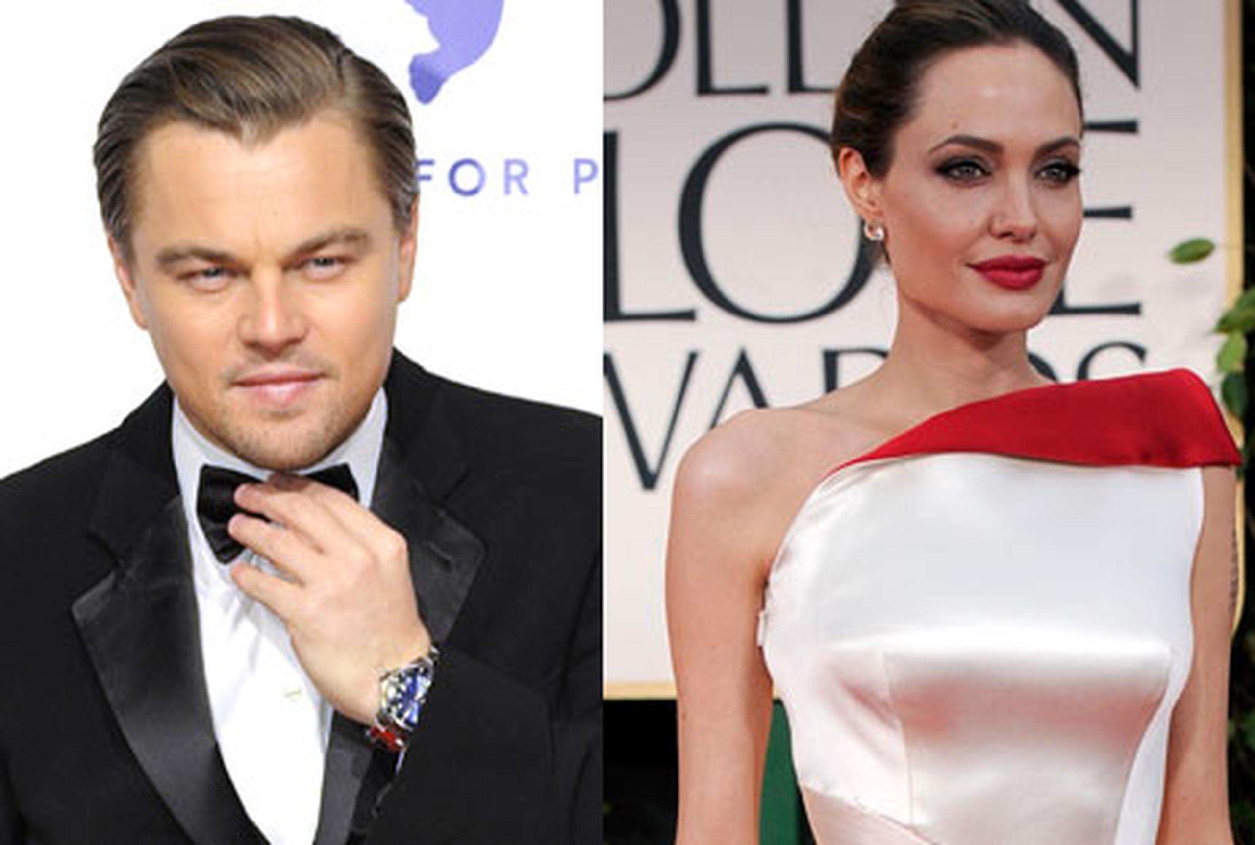 Leonardo Di Caprio y Angelina Jolie (Archivo)