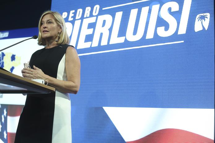 Caridad Pierluisi es hermana de Pedro Pierluisi y su directora de campaña electoral.