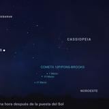 El cometa “diablo” ya es visible en el cielo nocturno