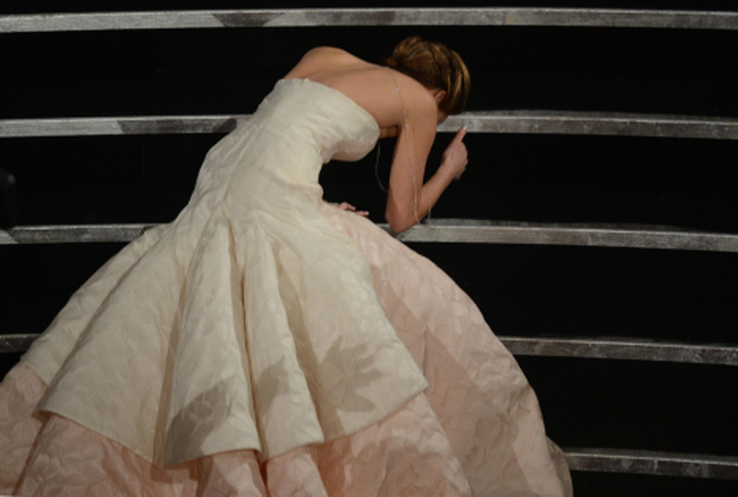Jennifer Lawrence ganó el domingo el Oscar a la mejor actriz. (AFP)
