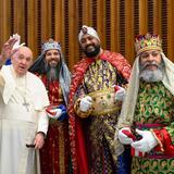Papa Francisco se reúne con los Reyes Magos de Juana Díaz