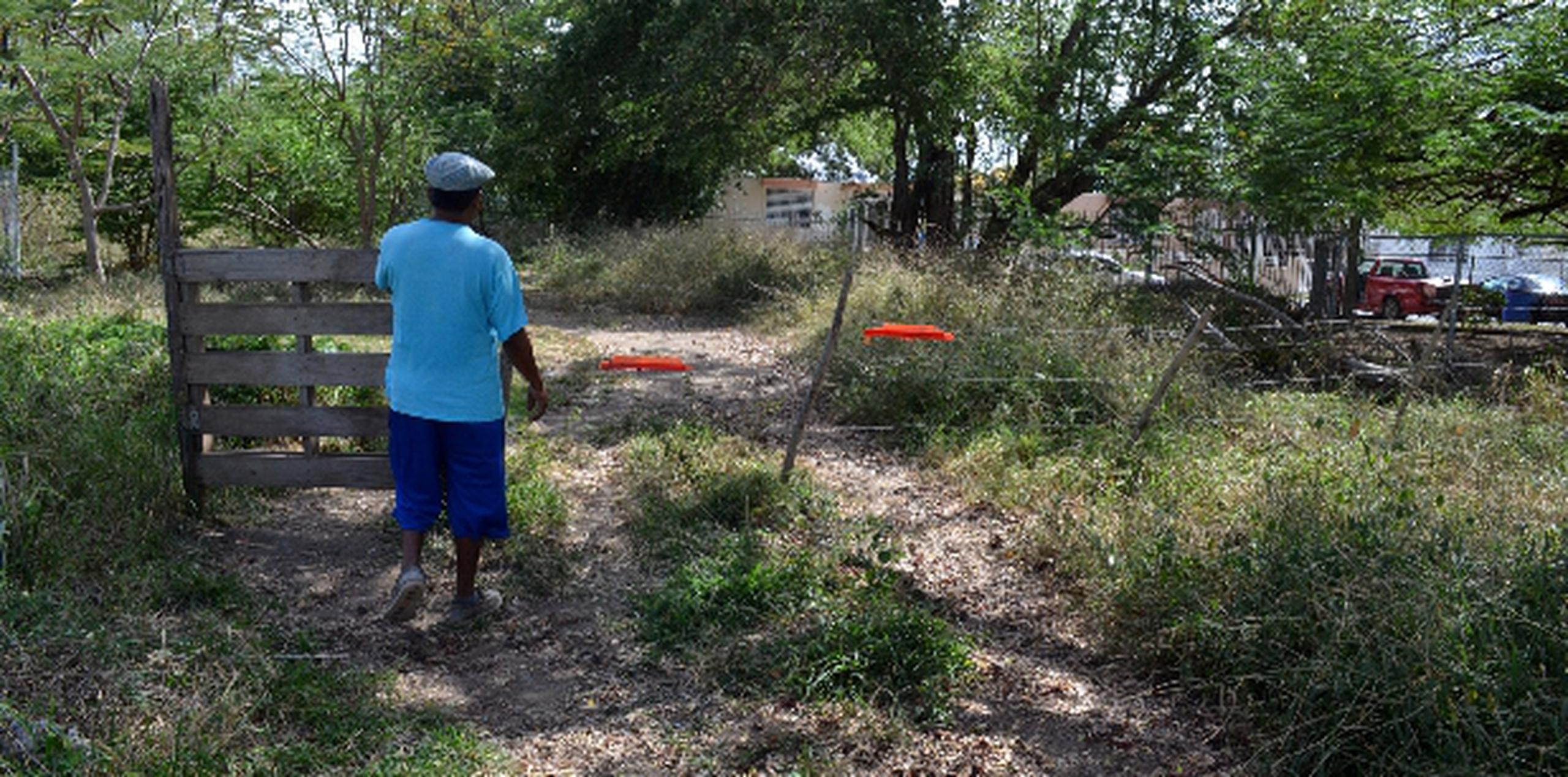 Este es  un camino que los vecinos sugieren se utilice para poder llegar hasta sus viviendas. (Para Primera Hora / Edgar Vázquez Colón)