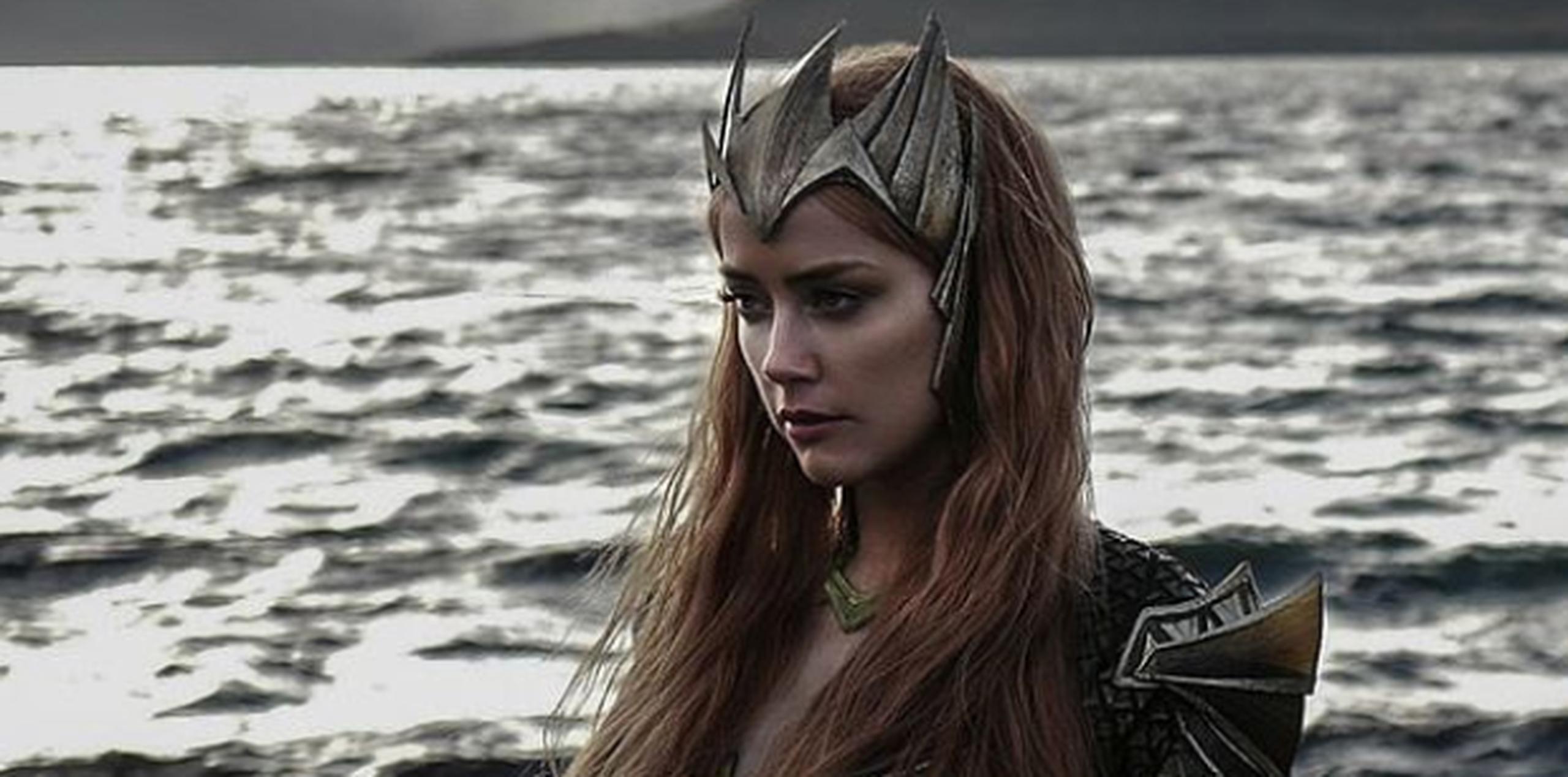 Amber Heard debutará en Justice League para luego tener un rol protagónico en la cinta de Aquaman. (Foto/ Warner Bros.)