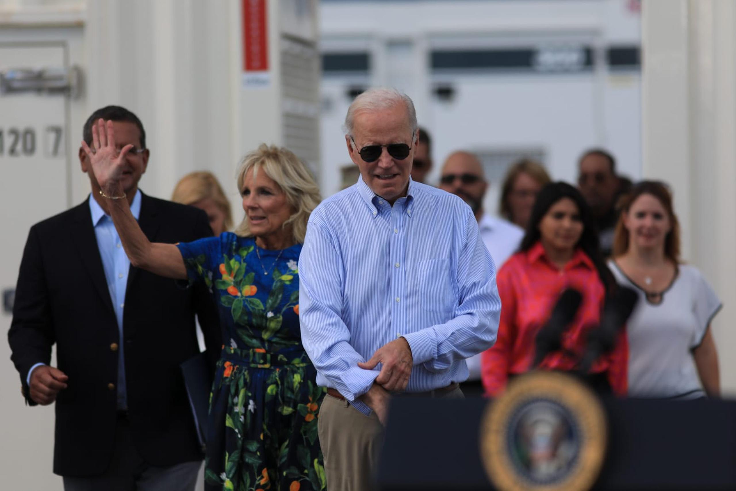 Desde la zona portuaria de Ponce, Joe Biden se expresa sobre el "compromiso" de su administración con Puerto Rico tras el huracán Fiona.