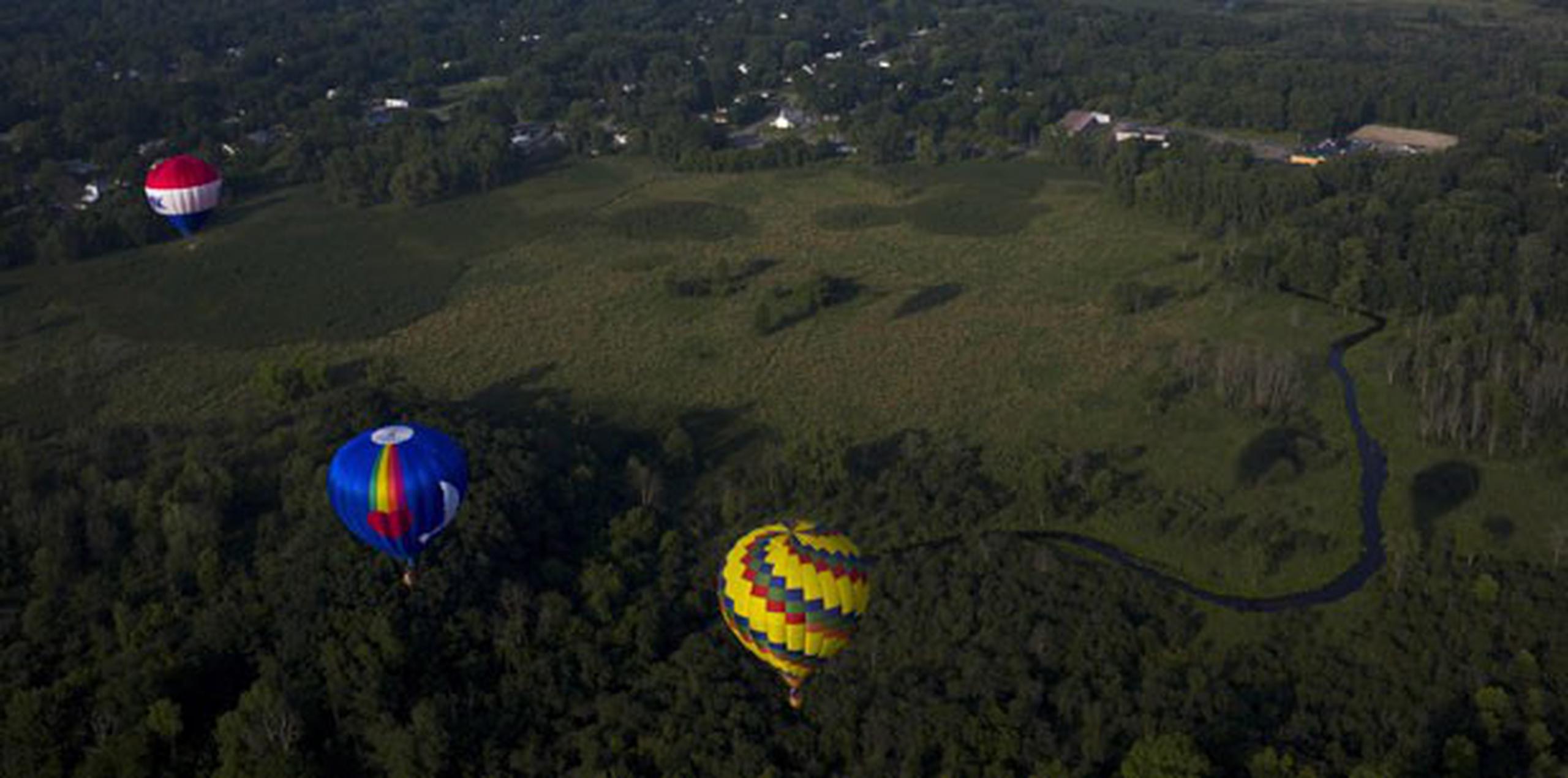 La European Balloon Festival es la concentración de globos más importante de España, a la que asisten más de 25,000 personas cada año. (Nick Gonzales /The Jackson Citizen Patriot via AP)