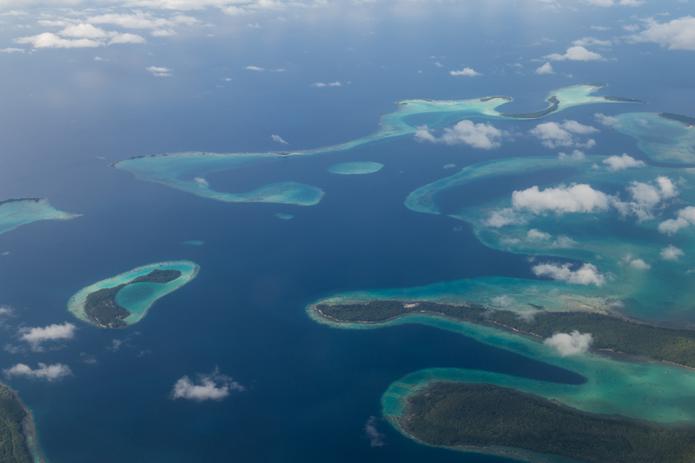Las Islas Salomón, situadas al nordeste de Australia, tienen unos 600,000 habitantes.