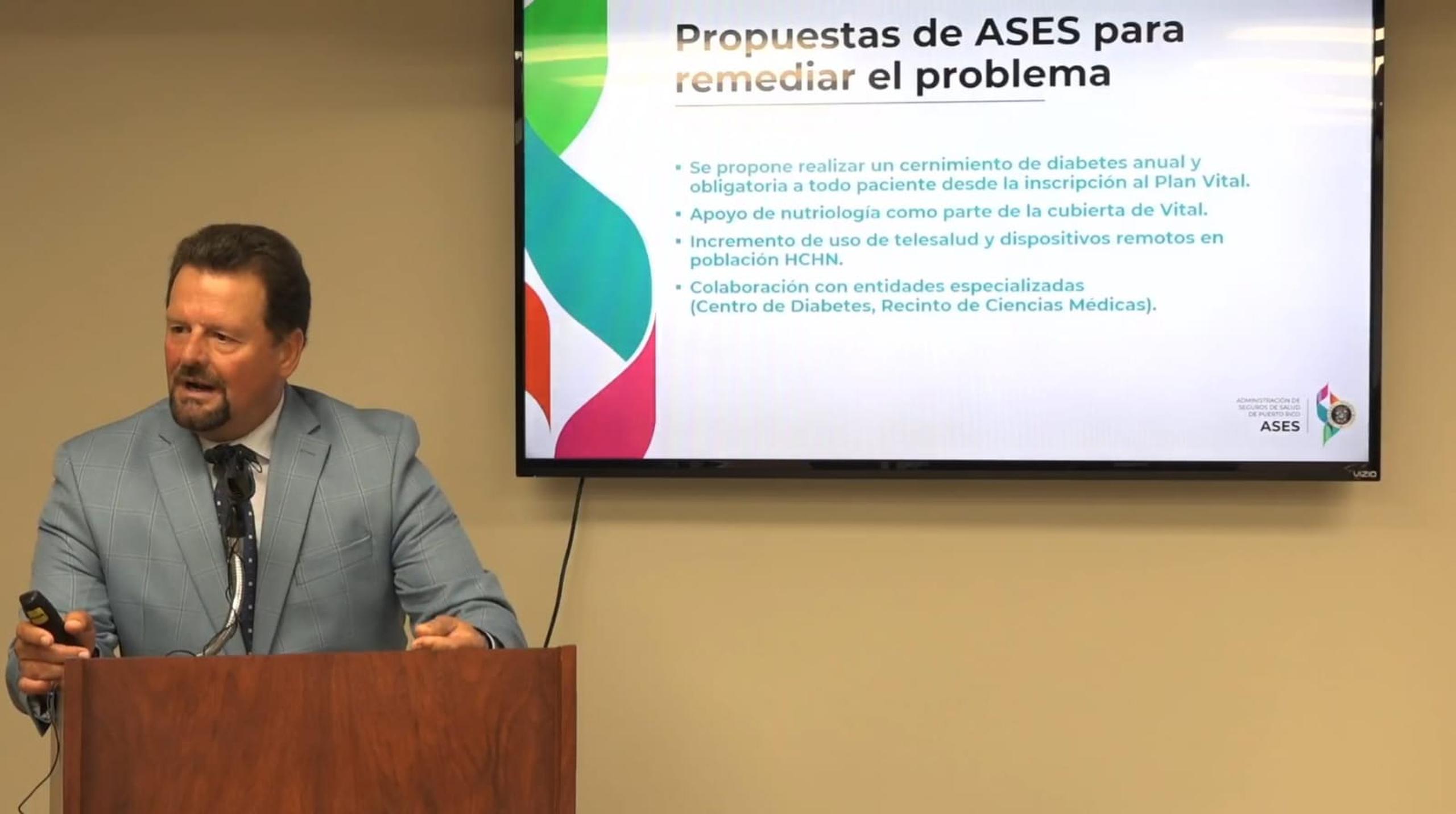 Jorge Galva, director ejecutivo de ASES, indicó que el componente de prevención es uno de los más importantes.