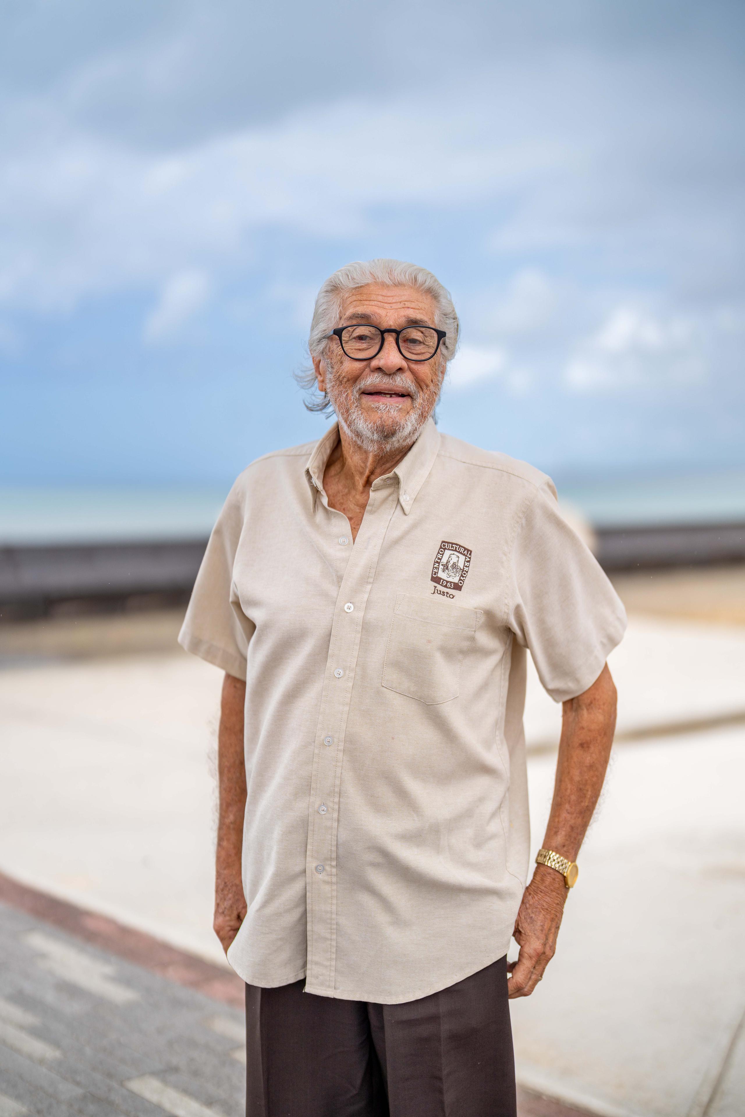 Justo Echevarría Figueroa, de 81 años, es historiador, gestor cultural y presidente de la Fundación Musical Indo Enrique Echevarría.