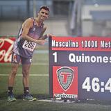 Sebastián Quiñones supera su marca en 10,000 metros marcha