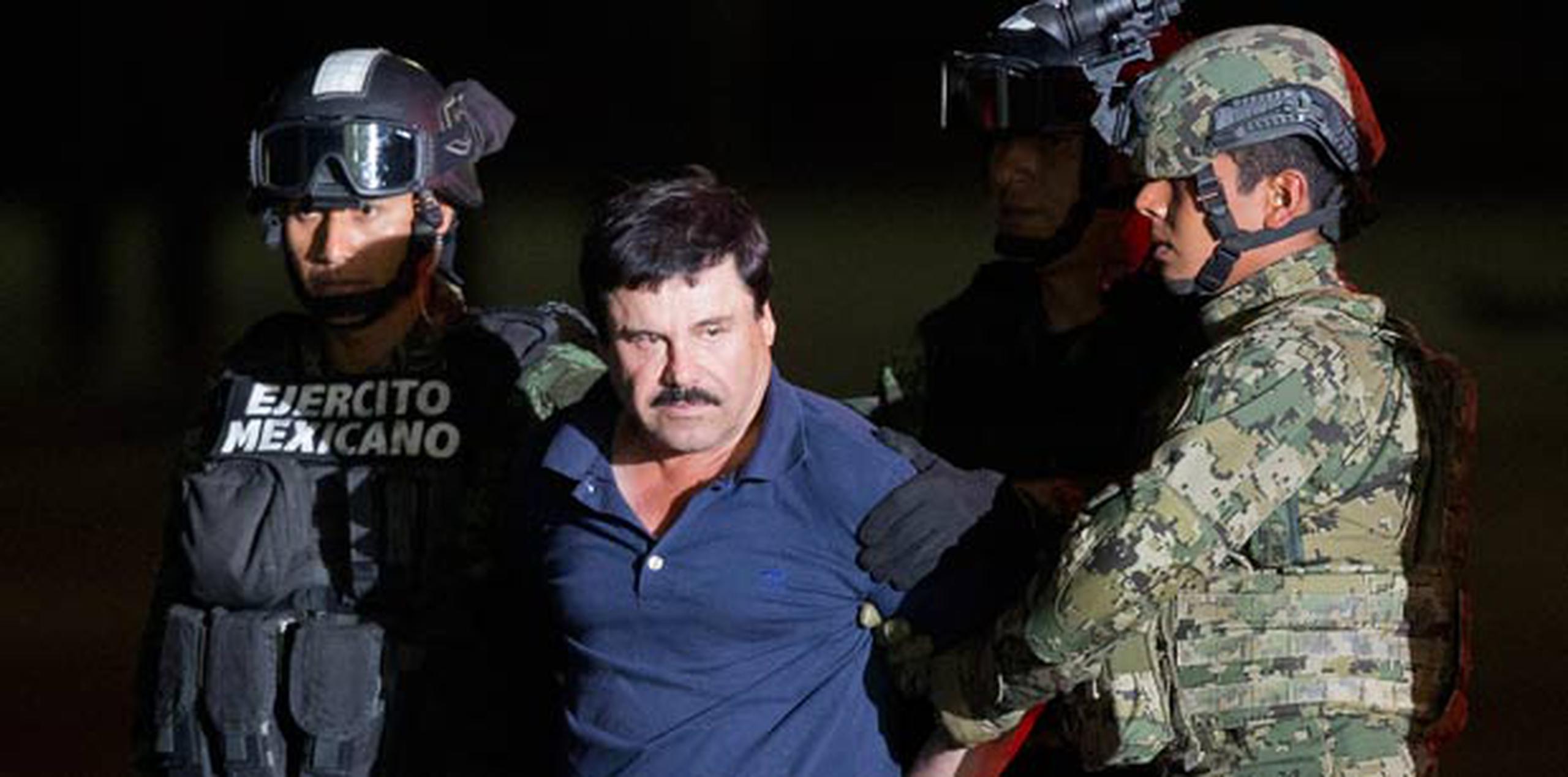 Joaquín "El Chapo" Guzmán fue capturado el pasado 8 de enero en Los Mochis, México. (AP)