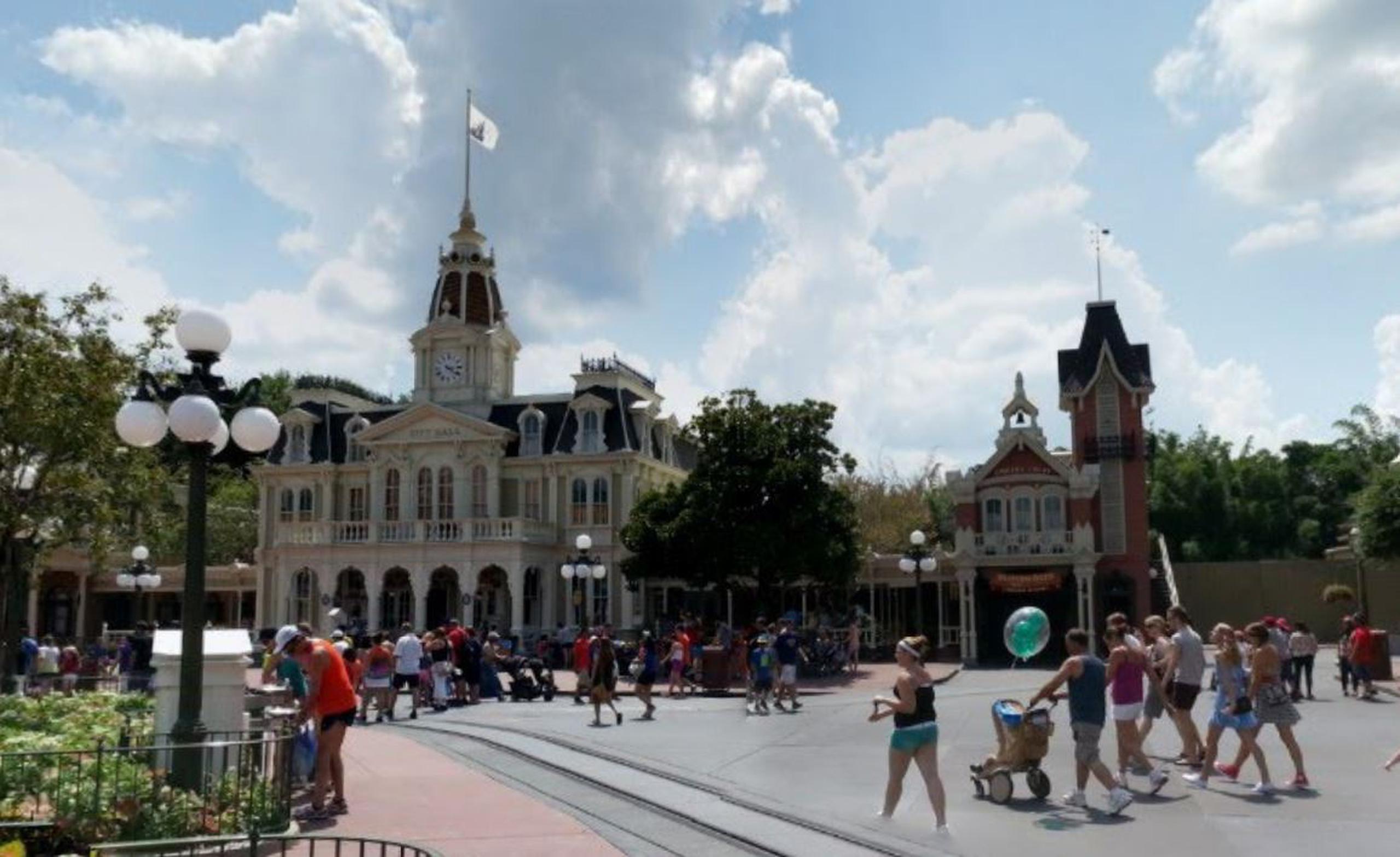 El City Hall y Fire Station en Town Square, Magic Kingdom. (Google Maps)