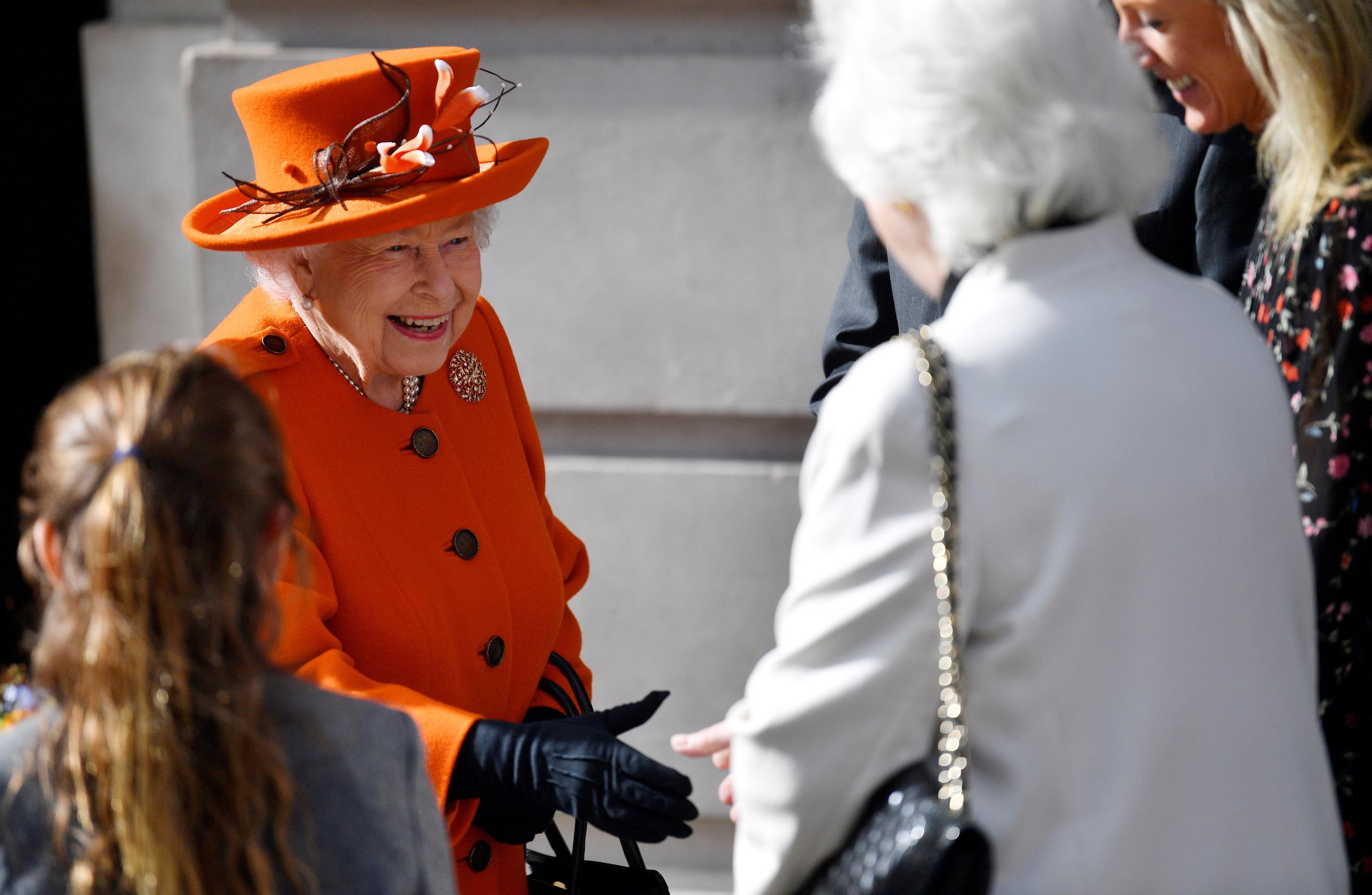 La reina Isabel II de Inglaterra, en Londres