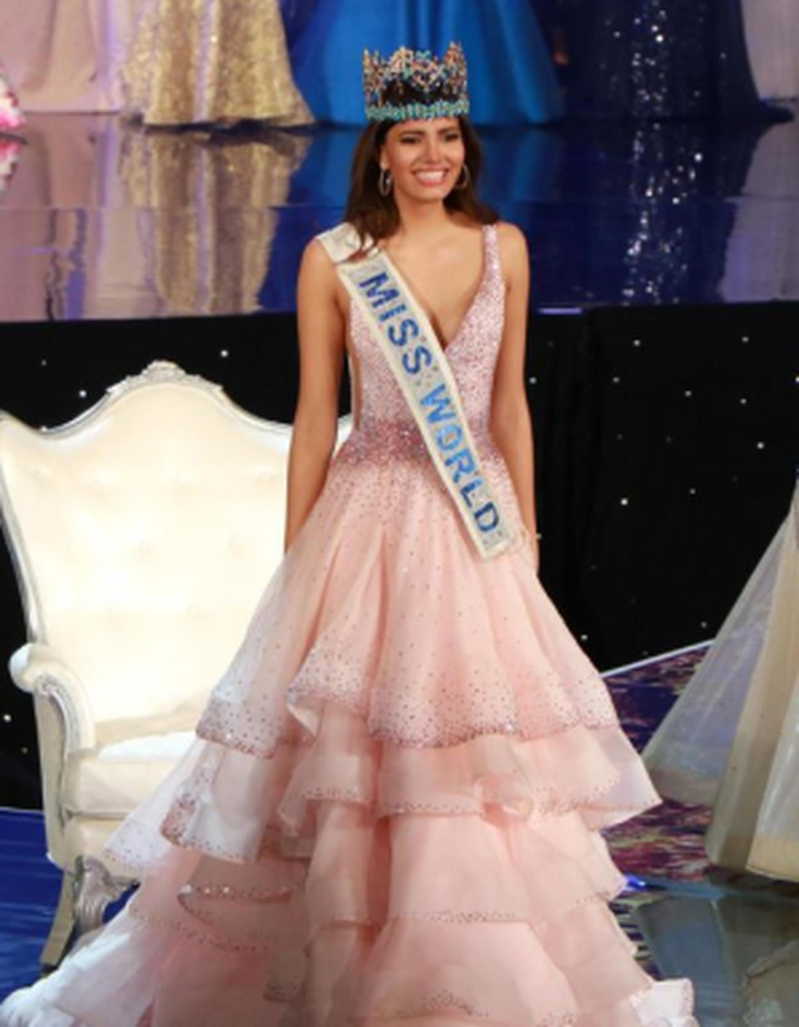 Aunque hace un tiempo ganó el título de La musa de Carlos Alberto, este fue su primer concurso. (Facebook / Miss World)