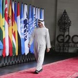 El presidente de Emiratos Árabes Unidos recibe a la vicepresidenta venezolana