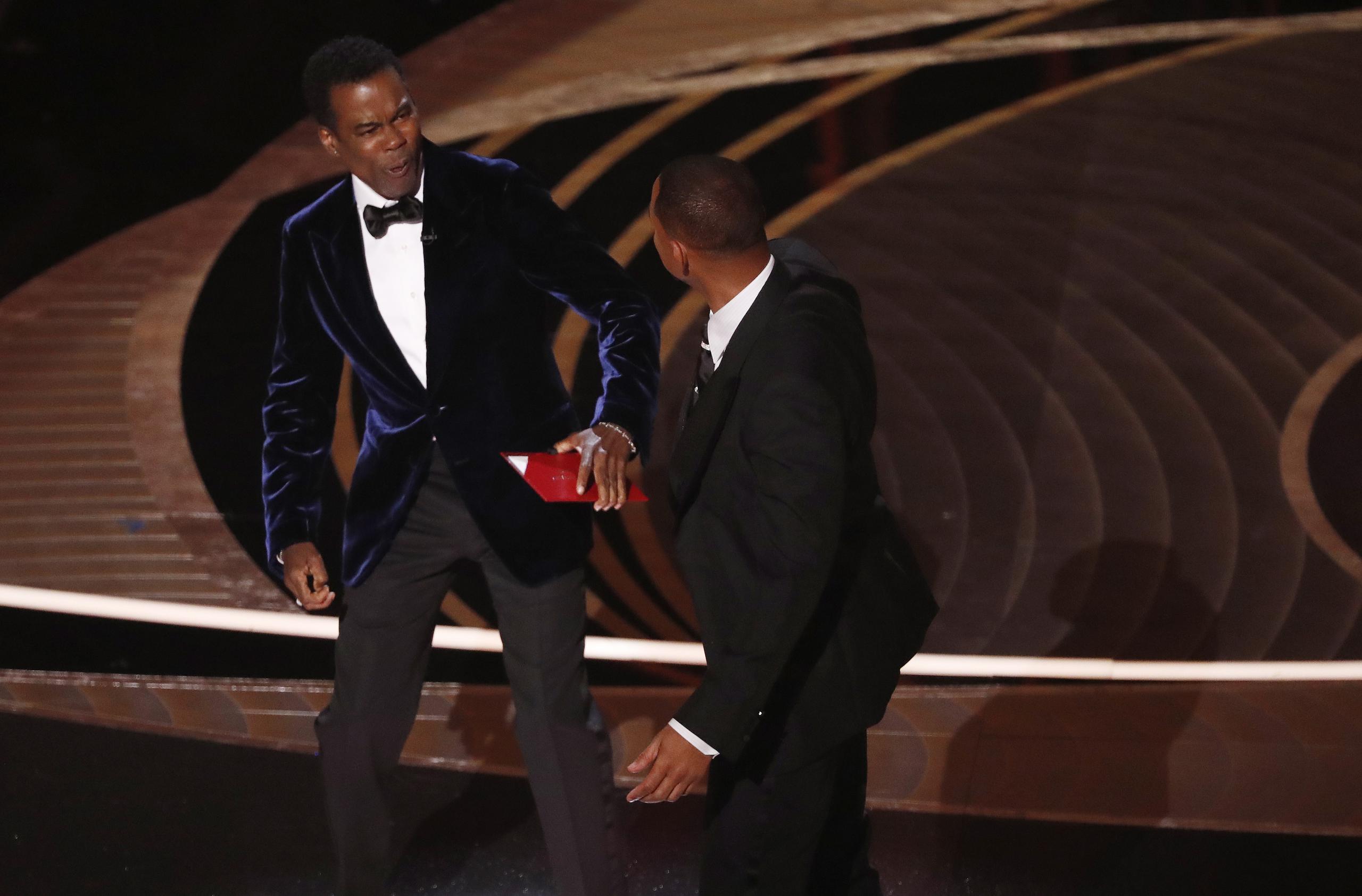 El actor Will Smith le propinó una bofetada a su colega Chris Rock durante los premios Óscar el pasado 27 de marzo de 2022, en Los Ángeles, California.