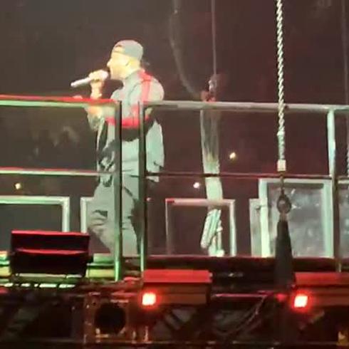 Nicky Jam llega al concierto de Daddy Yankee