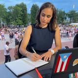 Mónica Puig se desempeña como analista en el US Open