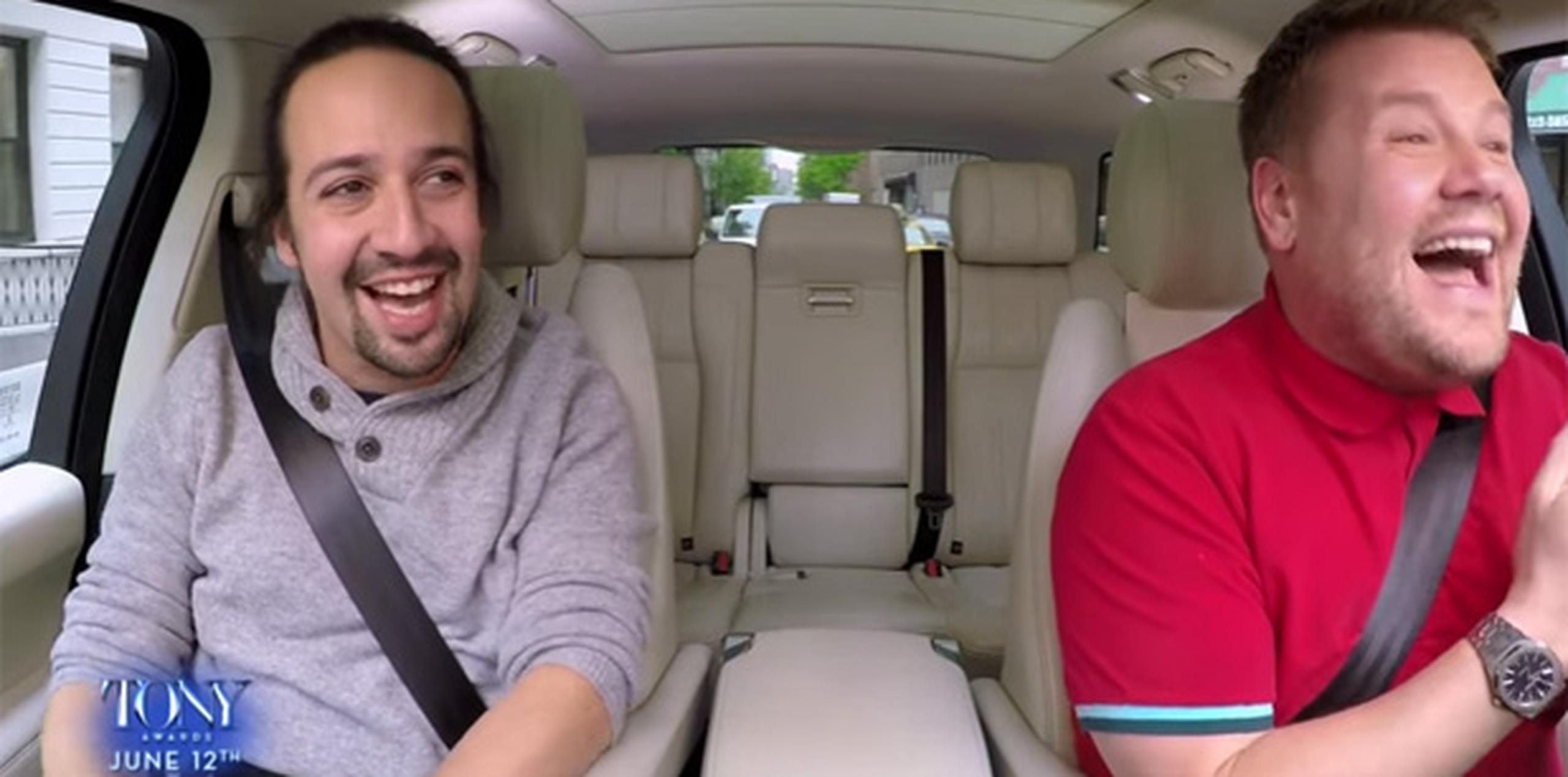 Carpool karaoke lin hotsell manuel miranda