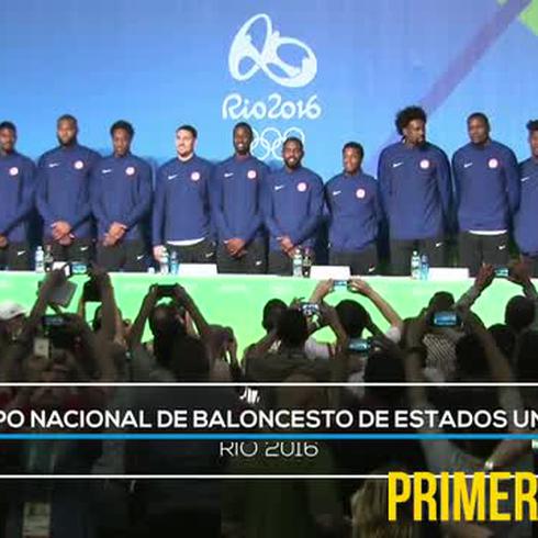 Presentan en Río al equipo de baloncesto masculino de EEUU