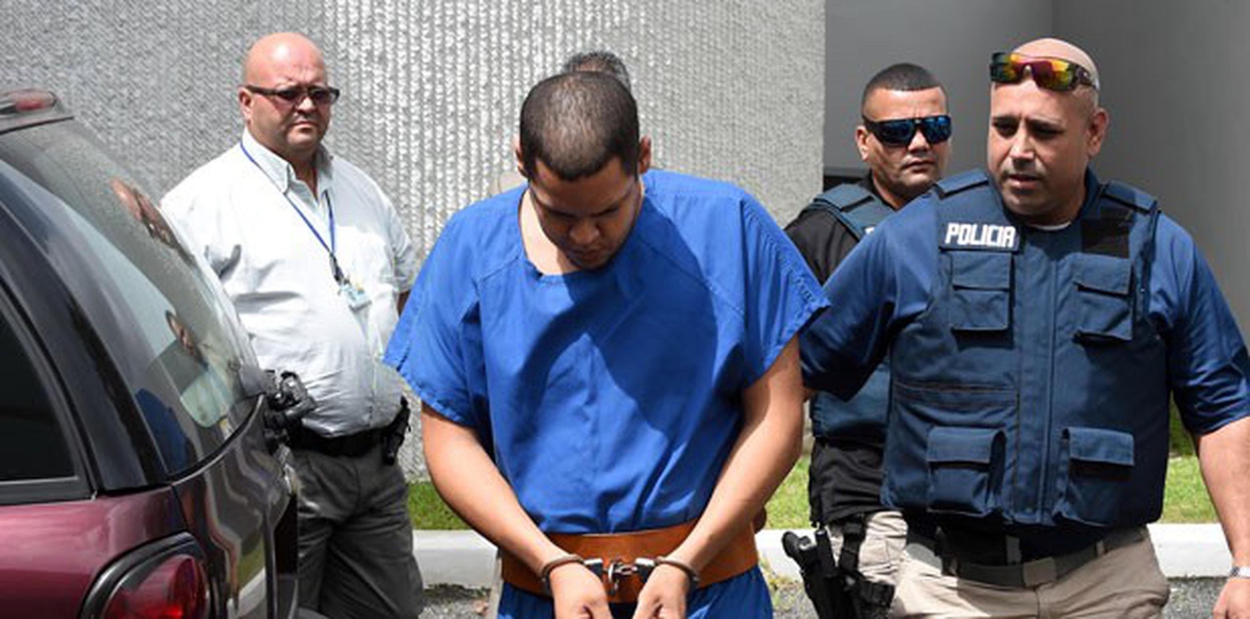 William Vázquez Tirado, llegó al Tribunal de Humacao. (ANDRE KANG / andre.kang@gfrmedia.com)