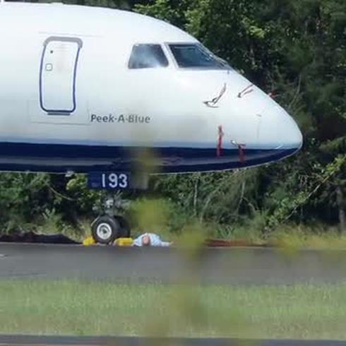  Simulan desastre aéreo en el aeropuerto de Carolina