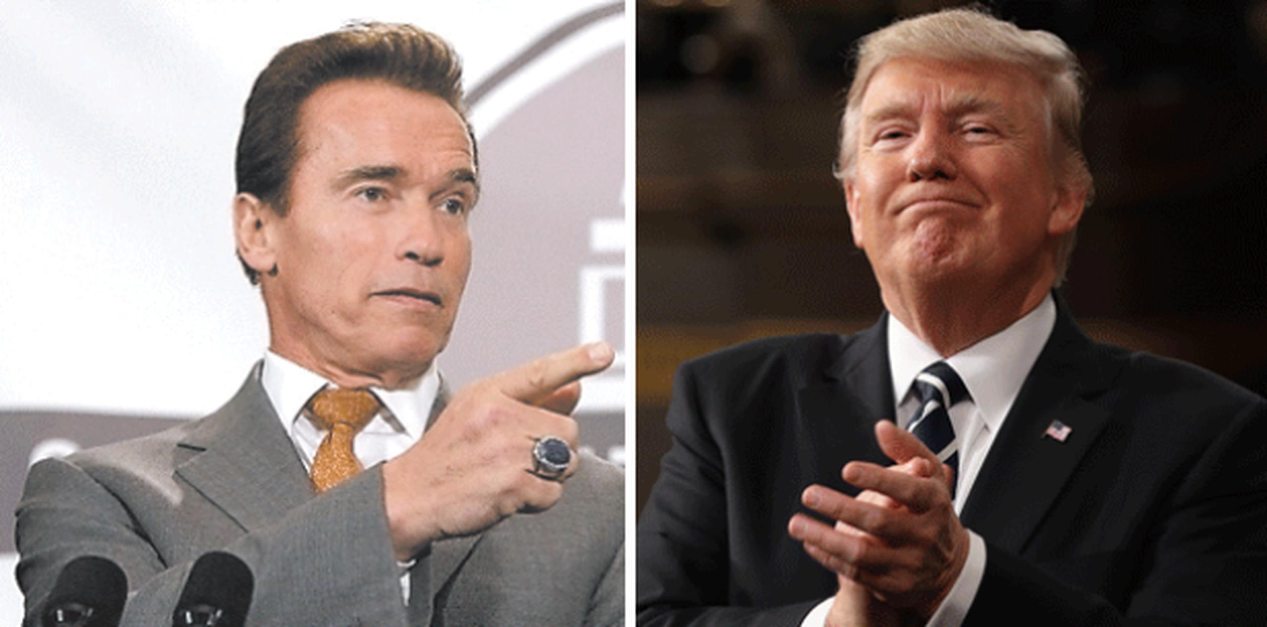 Schwarzenegger desembarcó en "The Celebrity Apprentice" este año para sustituir a Trump. (Archivo)