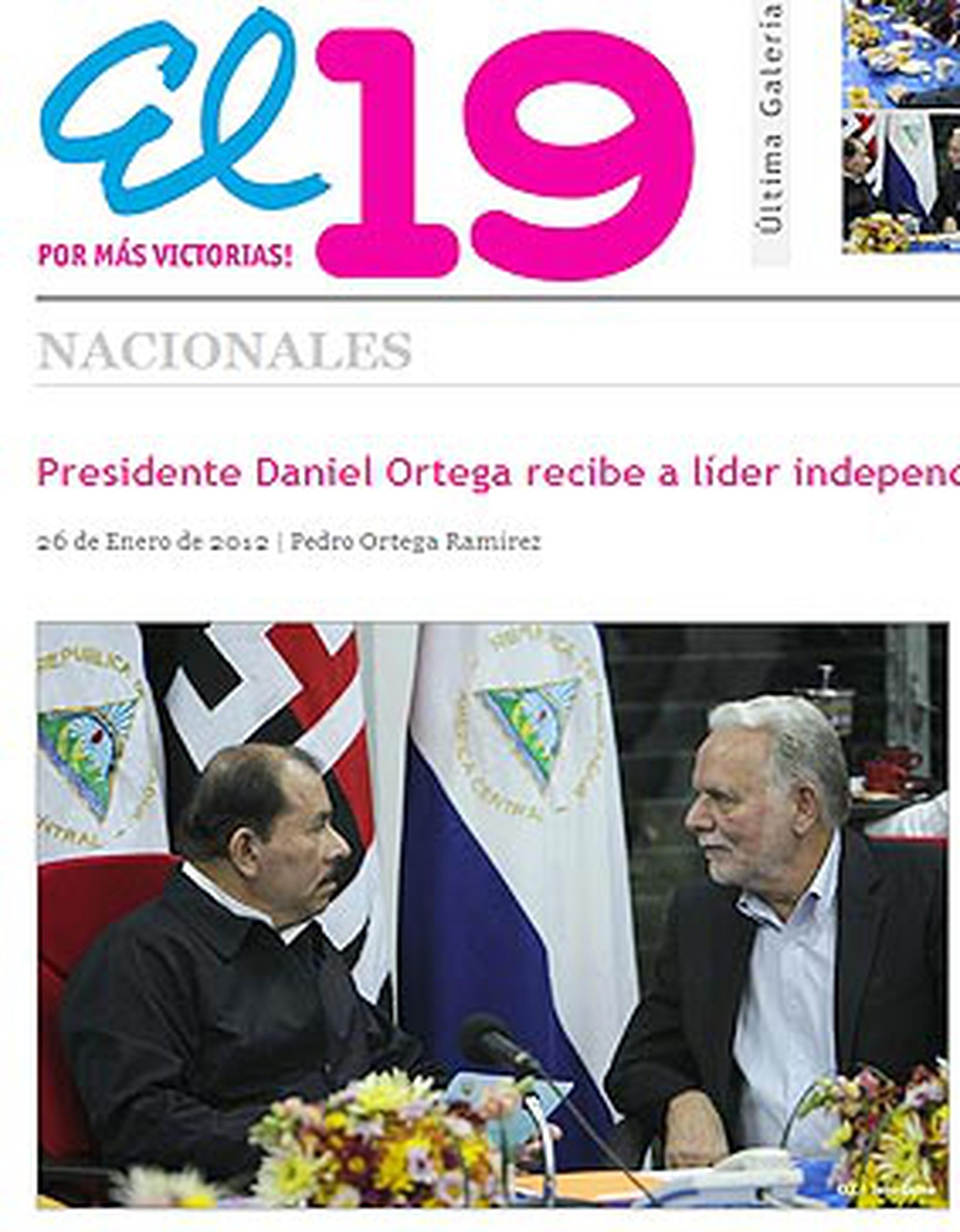 El presidente nicaragüense Daniel Ortega se reunió en privado anoche con el líder independentista Rubén Berríos Martínez y declaró que este es el "momento de retomar" el "acompañamiento" de la región a la "lucha" por la independencia de Puerto Rico. (El19.com)