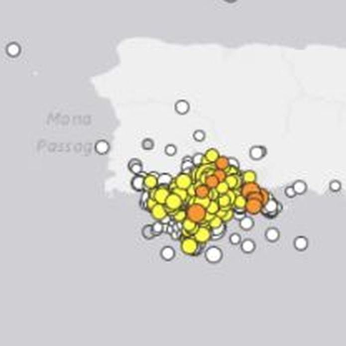 La Red Sísmica tiene casi 3,000 temblores de tierra localizados en nuestra zona en un mes. (RSPR)