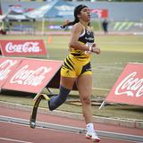 Yaimillie Díaz hizo historia al ser la primera corredora con prótesis en competir en la LAI