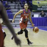 A cancha la Selección Nacional femenina en el Centrobasket