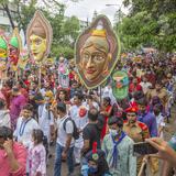 Bangladesh celebra la llegada del año nuevo bengalí, el 1429 