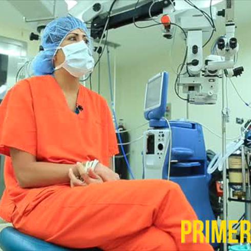 Procedimiento de cirugía de córnea