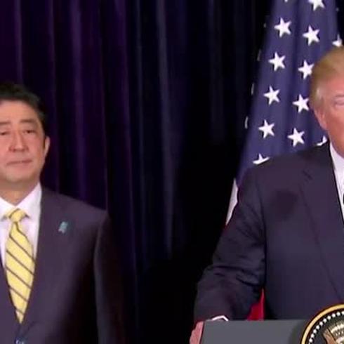 Abe y Trump reaccionan al misil de Corea del Norte