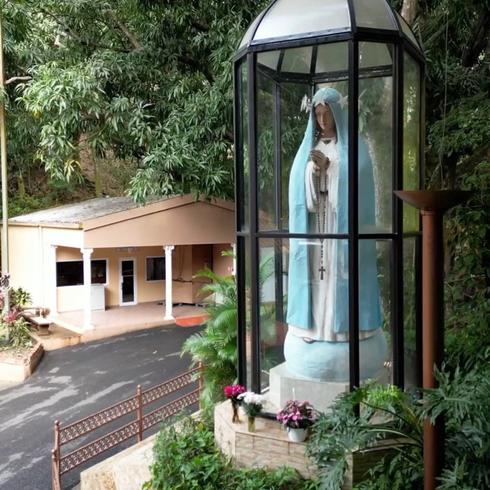 Sobrevolamos el Santuario Vírgen del Rosario del Pozo en Sabana Grande